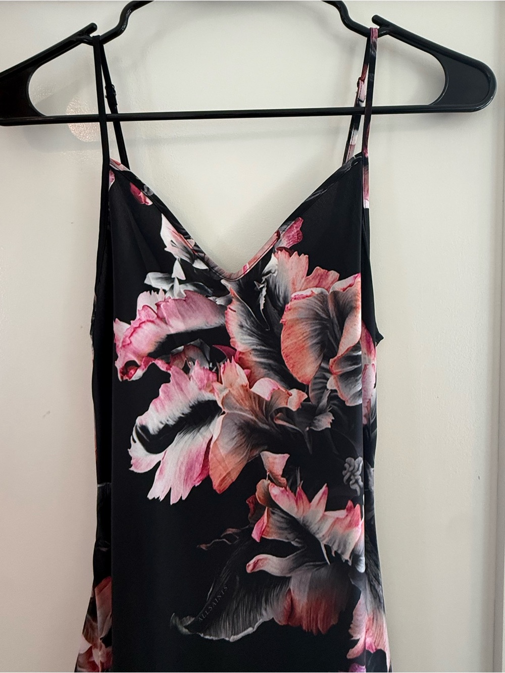 All saints midi slip dress